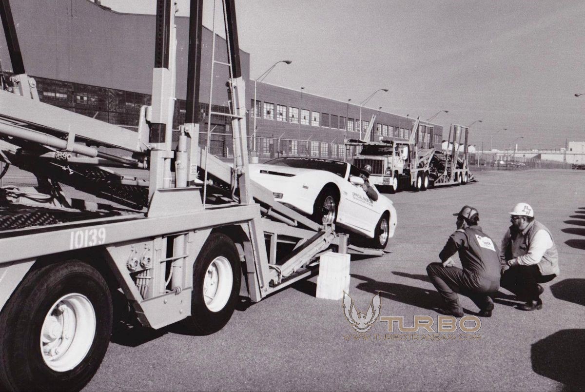 Turbo Trans Am on the Van Nuys assembly line